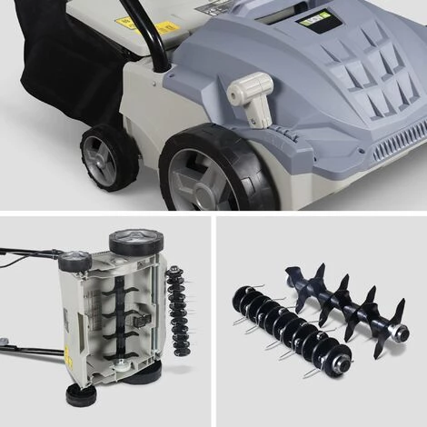 VOLTR - Scarificateur électrique Gazon 1500W - Outil 2en1 Aérateur Et Démousseur Pelouse. 2 Rouleaux : Couteaux Et Griffe. Collecteur 30L. Entretien Herbe 4 VOLTR - Scarificateur électrique Gazon 1500W - Outil 2en1 Aérateur Et Démousseur Pelouse. 2 Rouleaux : Couteaux Et Griffe. Collecteur 30L. Entretien Herbe – Image 4