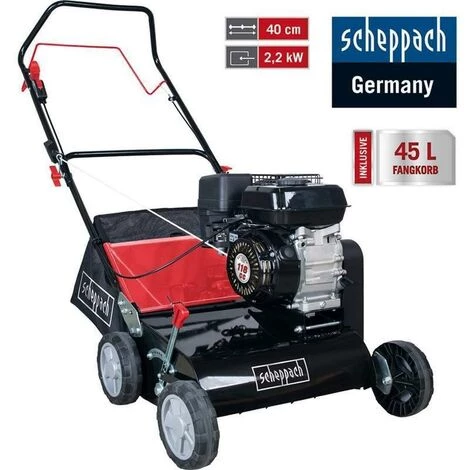 SCARIFICATEUR THERMIQUE DE 40 CM 2200 W MOTEUR À ESSENCE 118CC SCHEPPACH SC40P 1 SCARIFICATEUR THERMIQUE DE 40 CM 2200 W MOTEUR À ESSENCE 118CC SCHEPPACH SC40P