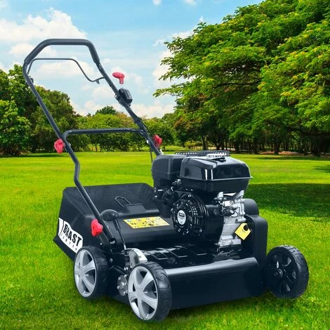 Scarificateur Thermique 196cc 40cm 5,2CV, Rouleau De Verticoupe, Bac 50 L Carter En Metal Démarrage Facile - De BRAST 5 Scarificateur Thermique 196cc 40cm 5,2CV, Rouleau De Verticoupe, Bac 50 L Carter En Metal Démarrage Facile - De BRAST – Image 5