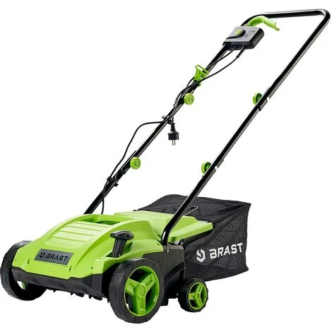 Scarificateur électrique 1500W 32cm 35 L 2en1 Aérateur Et Démousseur Pelouse Un Réglage Central 4 étapes, Ergonomique - De BRAST 5 Scarificateur électrique 1500W 32cm 35 L 2en1 Aérateur Et Démousseur Pelouse Un Réglage Central 4 étapes, Ergonomique - De BRAST – Image 5