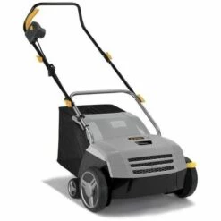 ALPINA Scarificateur électrique 1300W - ASC 1.3E - Coupe De 32cm Sac Toile 40L