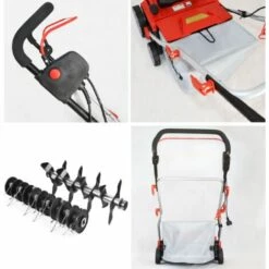 BBLOISIRAM Hecht Jardin 1683 Scarificateur Aérateur électrique 2en1 1600W 8 Couteaux Doubles 24griffres Avec Profondeur Réglable -Scarificateur Soldes Boutique 42024253 3