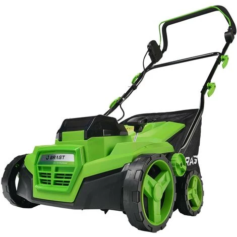BRAST Scarificateur Batterie 40V 38cm, 2en1 3000tr/min 16 Lames De Scarification, 24 D‘aiguilles D'aération Env. 300m², Bac 50l, Livrée Avec 2 Batteries (2x20V) Et 2 Chargeurs 2 BRAST Scarificateur Batterie 40V 38cm, 2en1 3000tr/min 16 Lames De Scarification, 24 D‘aiguilles D'aération Env. 300m², Bac 50l, Livrée Avec 2 Batteries (2x20V) Et 2 Chargeurs – Image 2